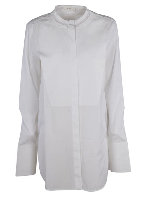 celine shirt white|Celine shirt sale.